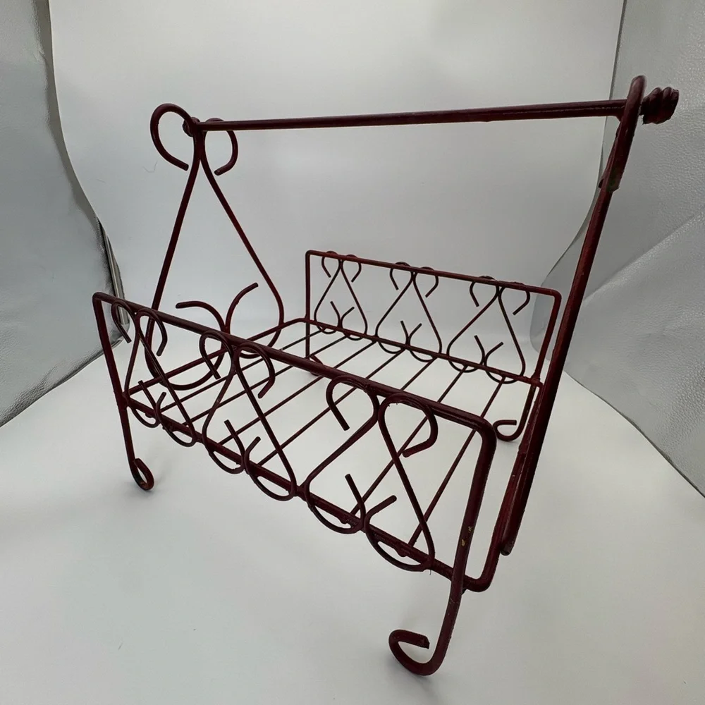 MCM Iron and Metal Magazine or Record Rack